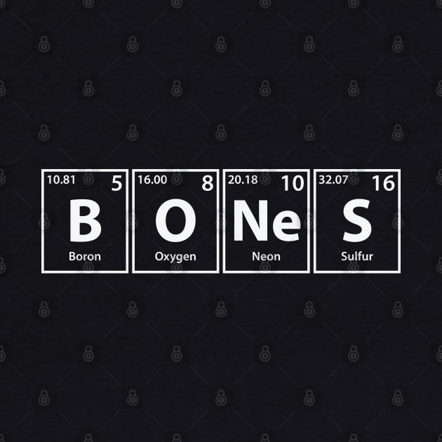 Bones (B-O-Ne-S) Periodic Elements Spelling by cerebrands